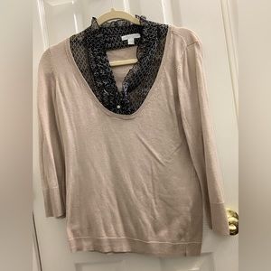 New York and Company nice dress blouse.  Gently used, normal wear.